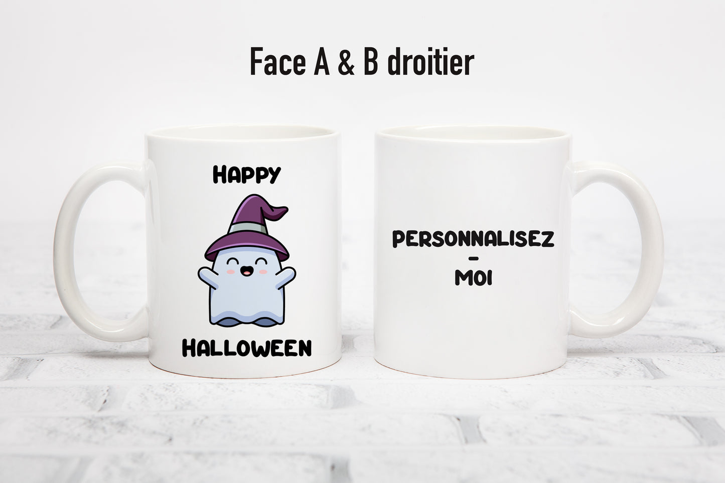 Tasse personnalisée Happy Halloween