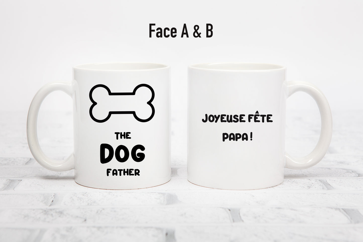 Tasse personnalisée Dog Father