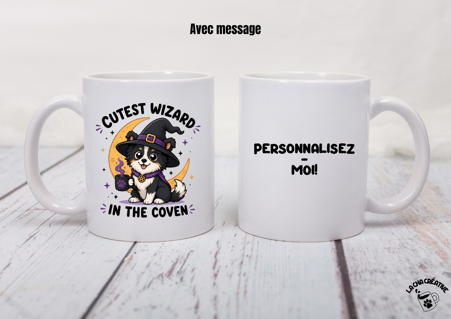 Tasse personnalisée Cutest Wizard in the Coven