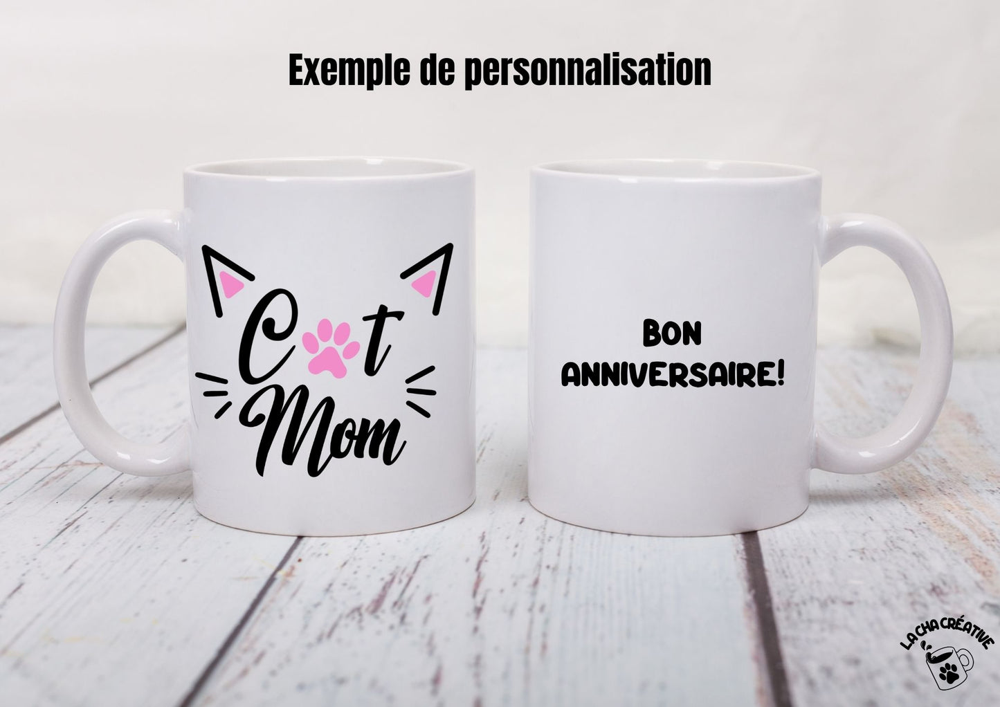 Mug personnalisé Cat Mom