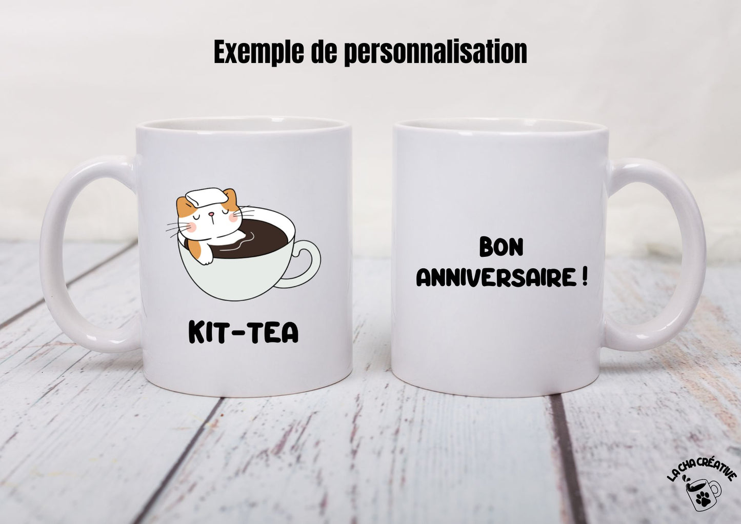 Tasse personnalisée Kit-Tea