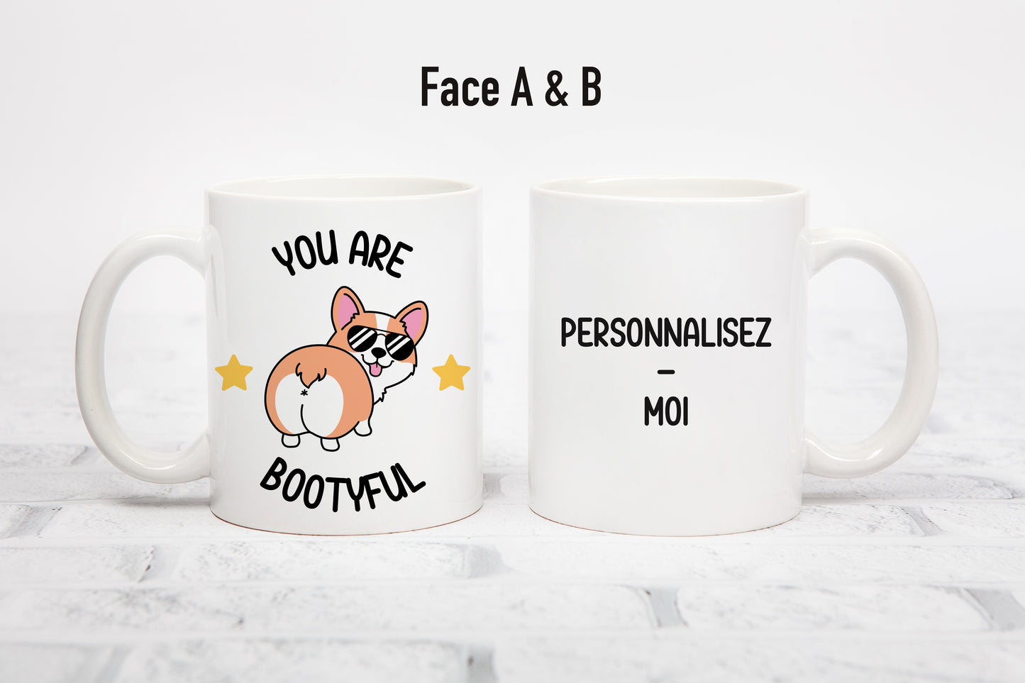 Tasse personnalisée Bootyful