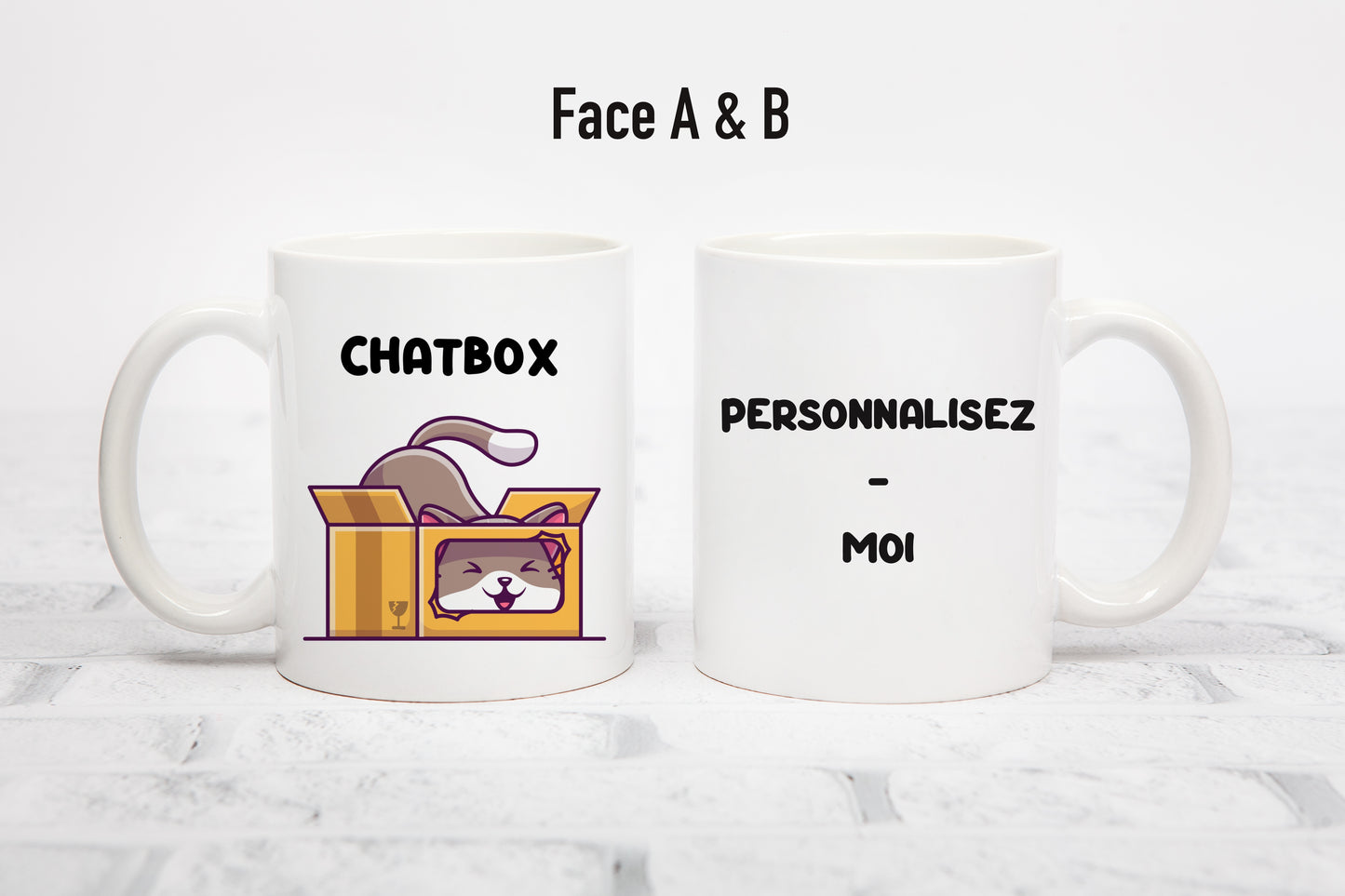 Tasse personnalisée Chatbox