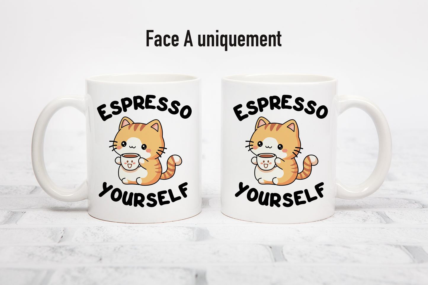 Tasse personnalisée Espresso Yourself