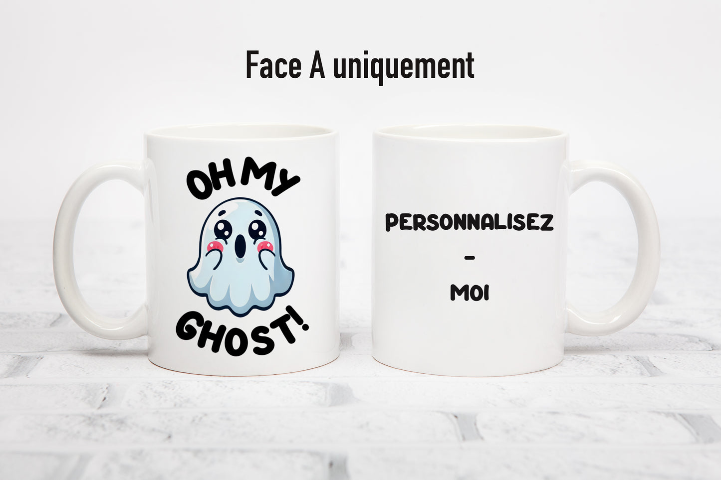Tasse personnalisée Oh My Ghost !