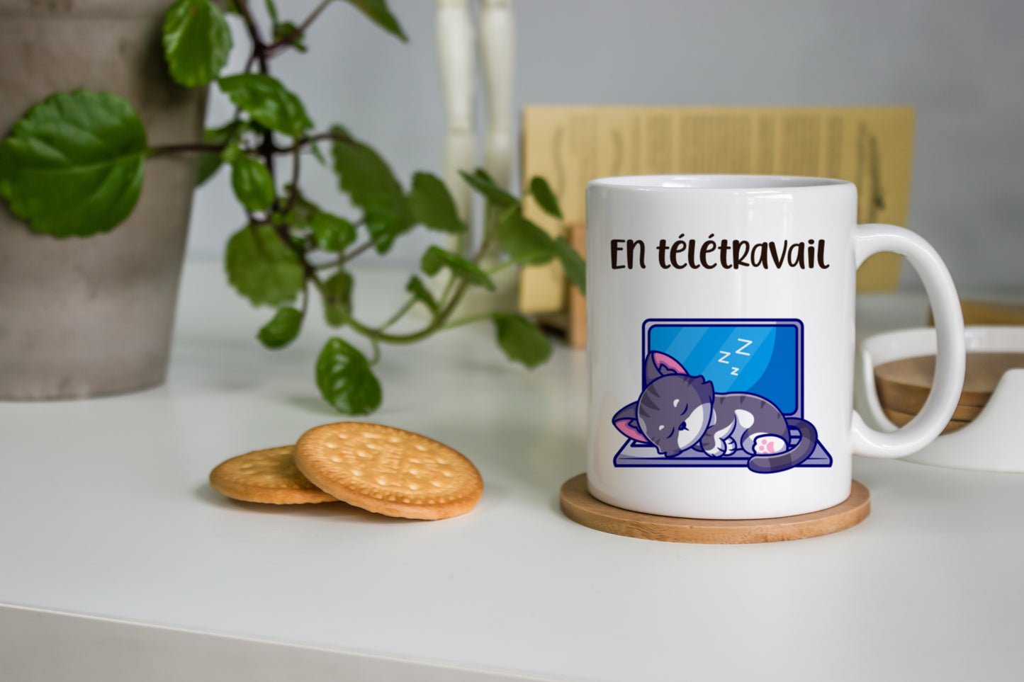 Tasse personnalisée En télétravail