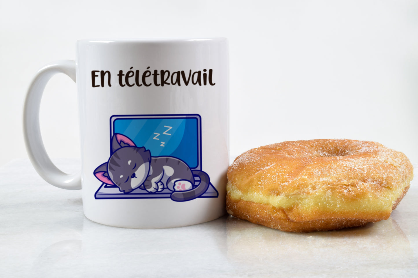 Tasse personnalisée En télétravail