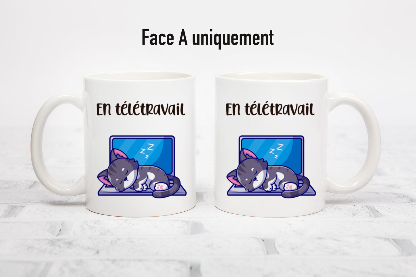 Tasse personnalisée En télétravail