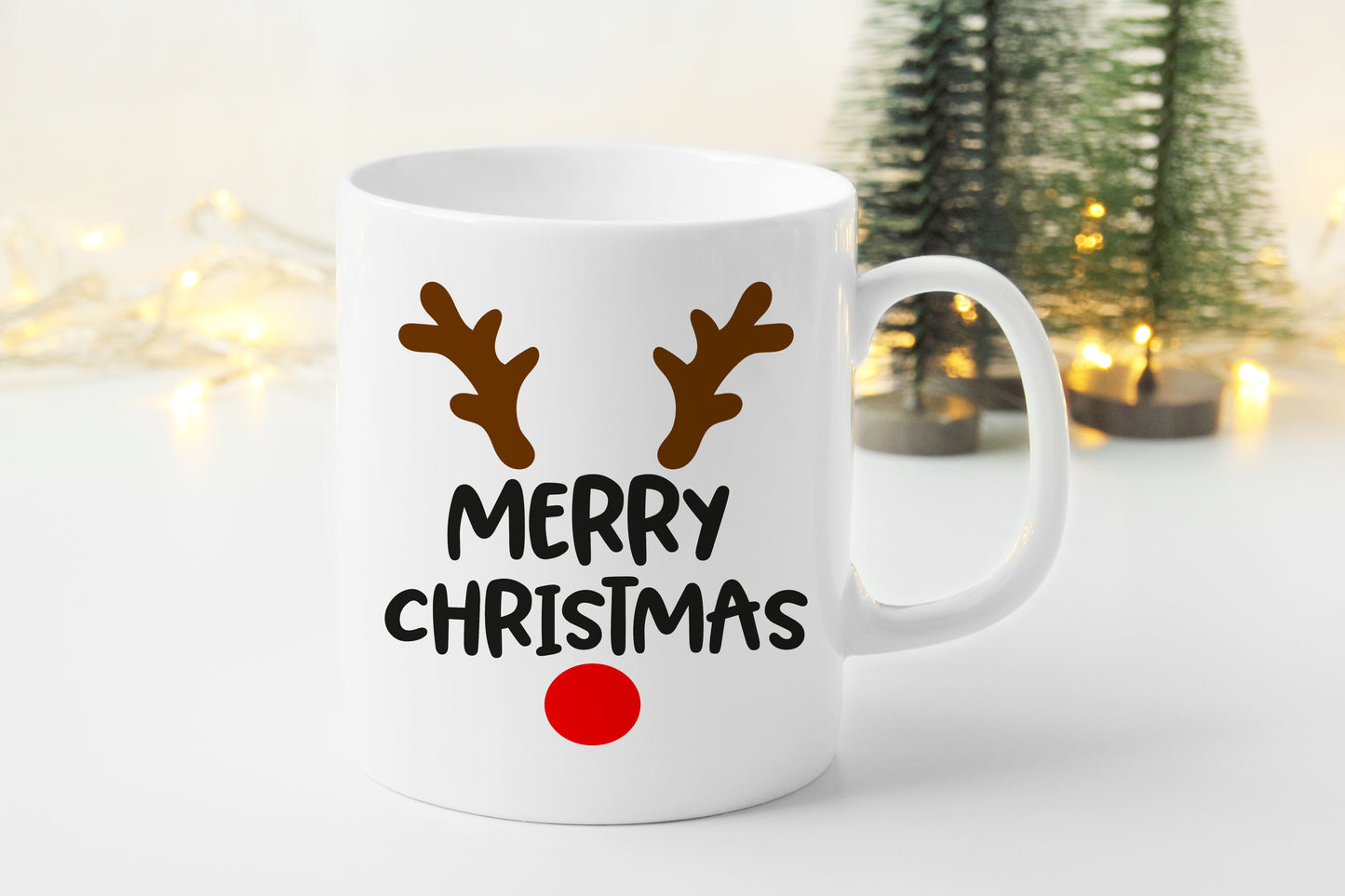 Tasse personnalisée Merry Christmas Renne