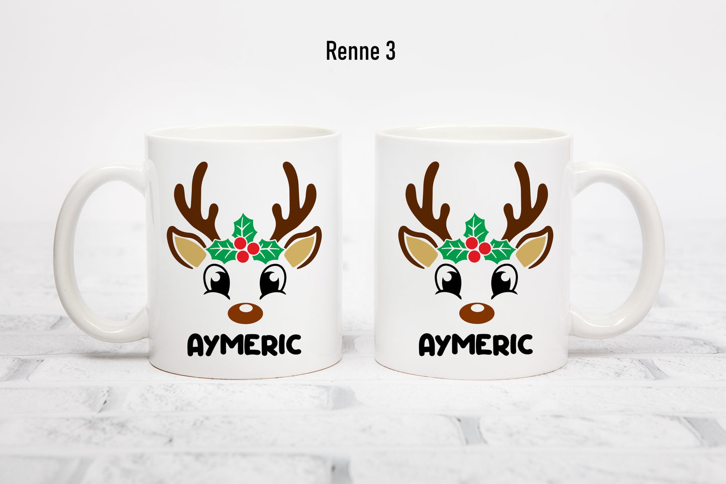 Tasse personnalisée Rennes avec prénom
