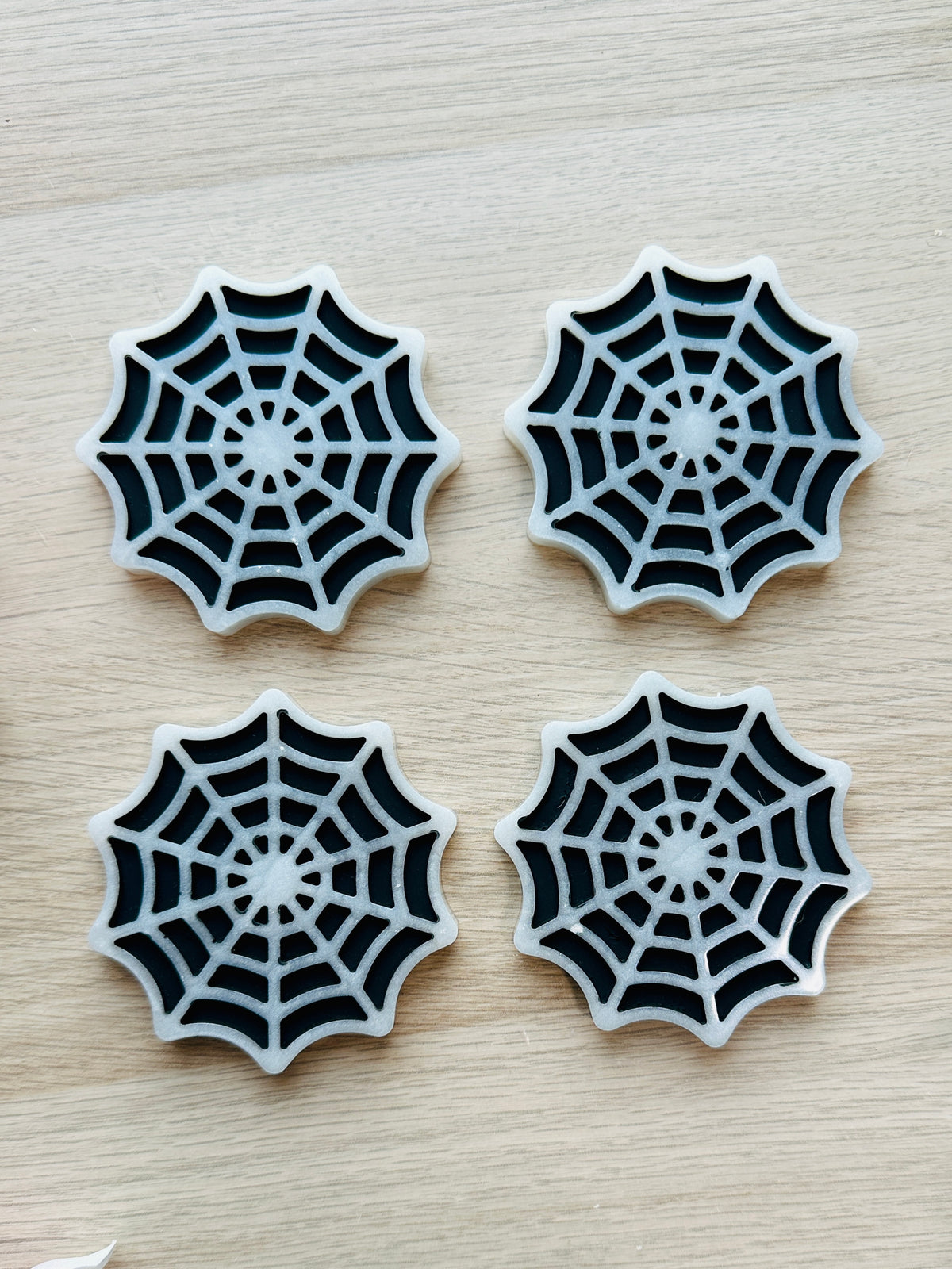 Sous-verre Toile d’Araignée en résine – Halloween