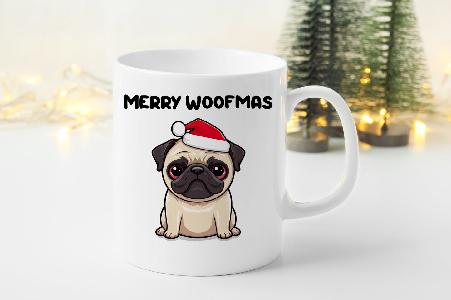 Tasse personnalisée Merry Woofmas Carlin