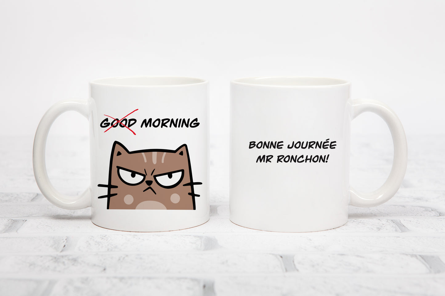 Tasse personnalisée Good Morning