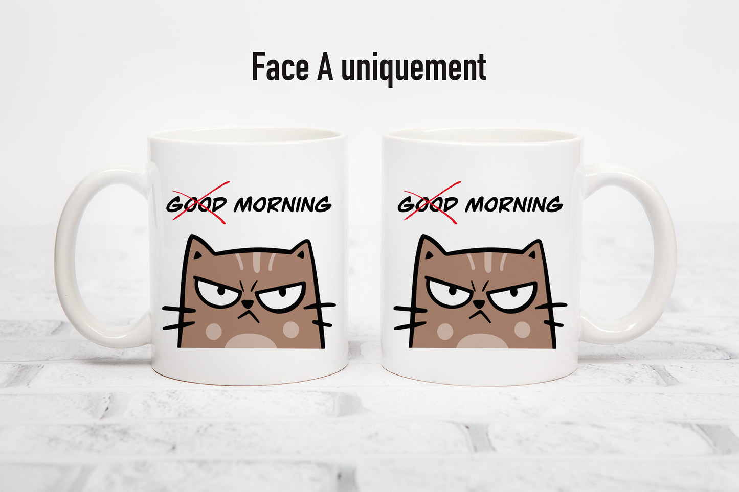Tasse personnalisée Good Morning