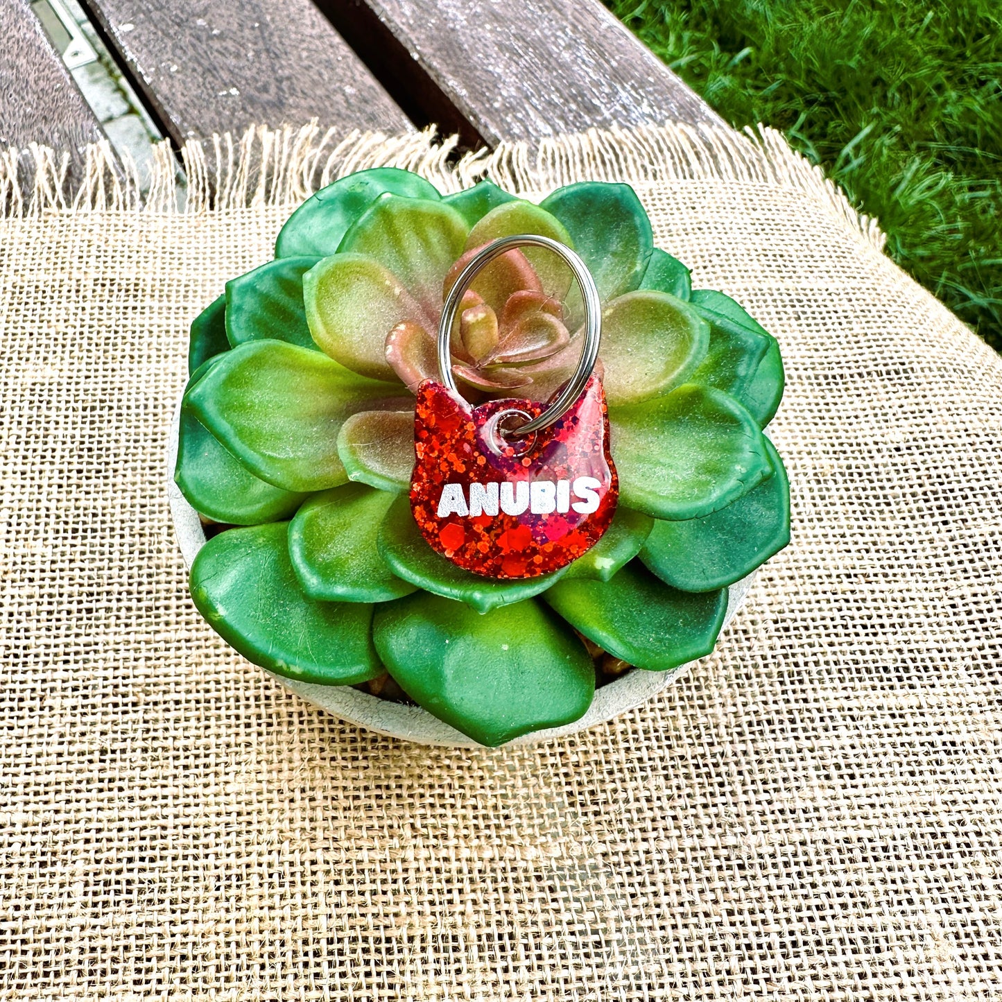 Médaille personnalisée pour animaux de compagnie en résine epoxy