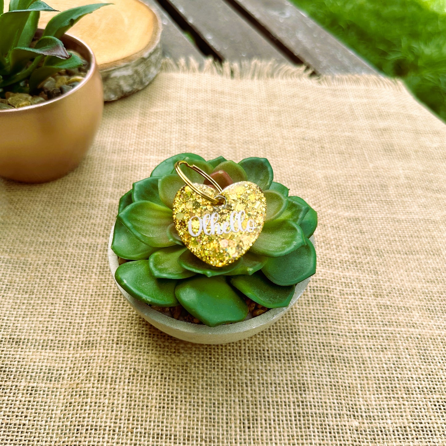 Médaille personnalisée pour animaux de compagnie en résine epoxy