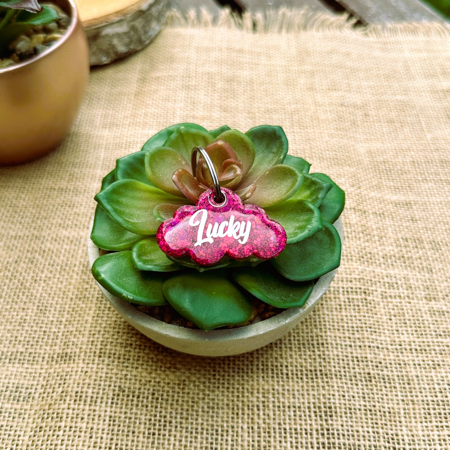 Médaille personnalisée pour animaux de compagnie en résine epoxy