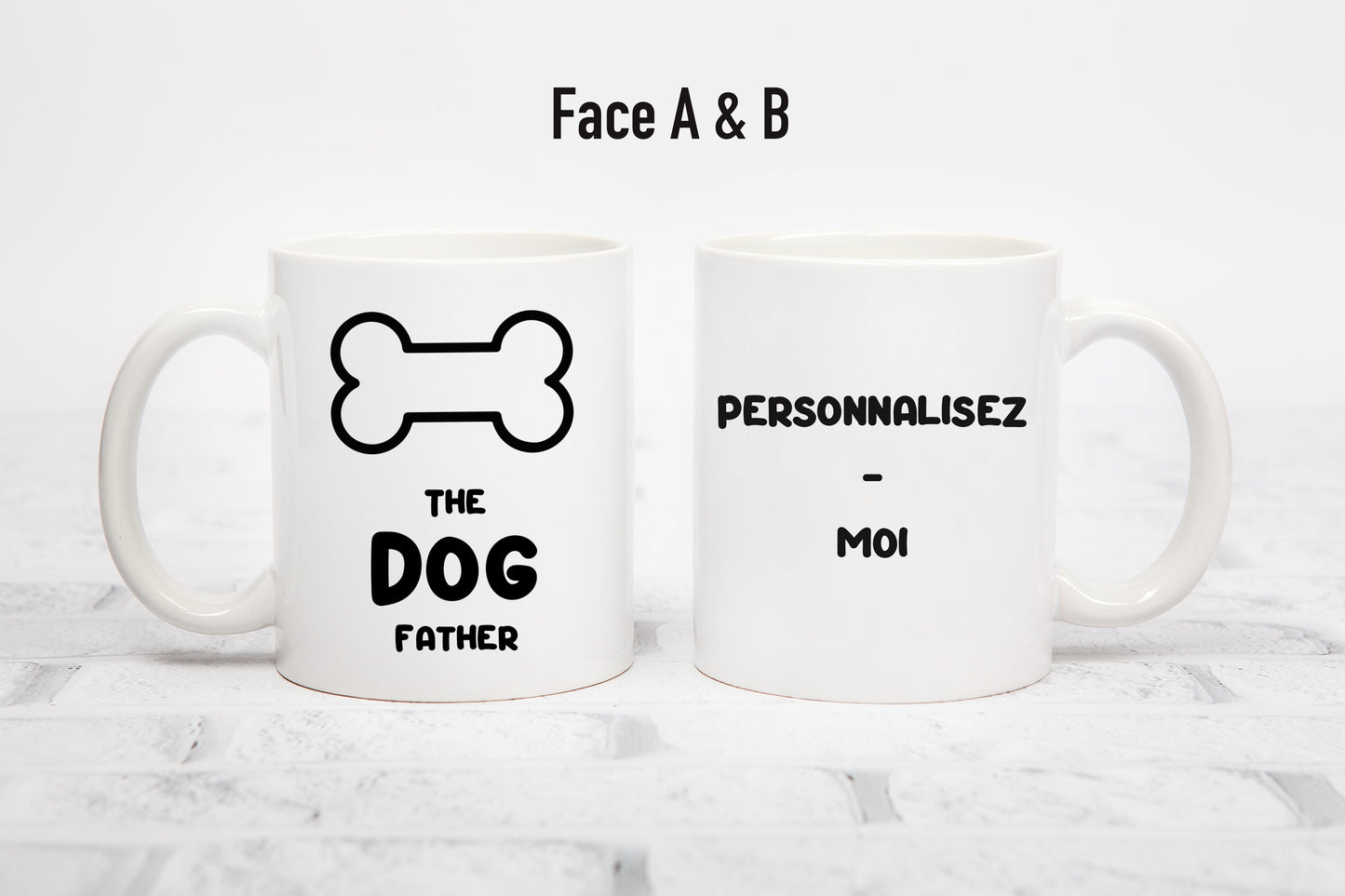 Tasse personnalisée Dog Father