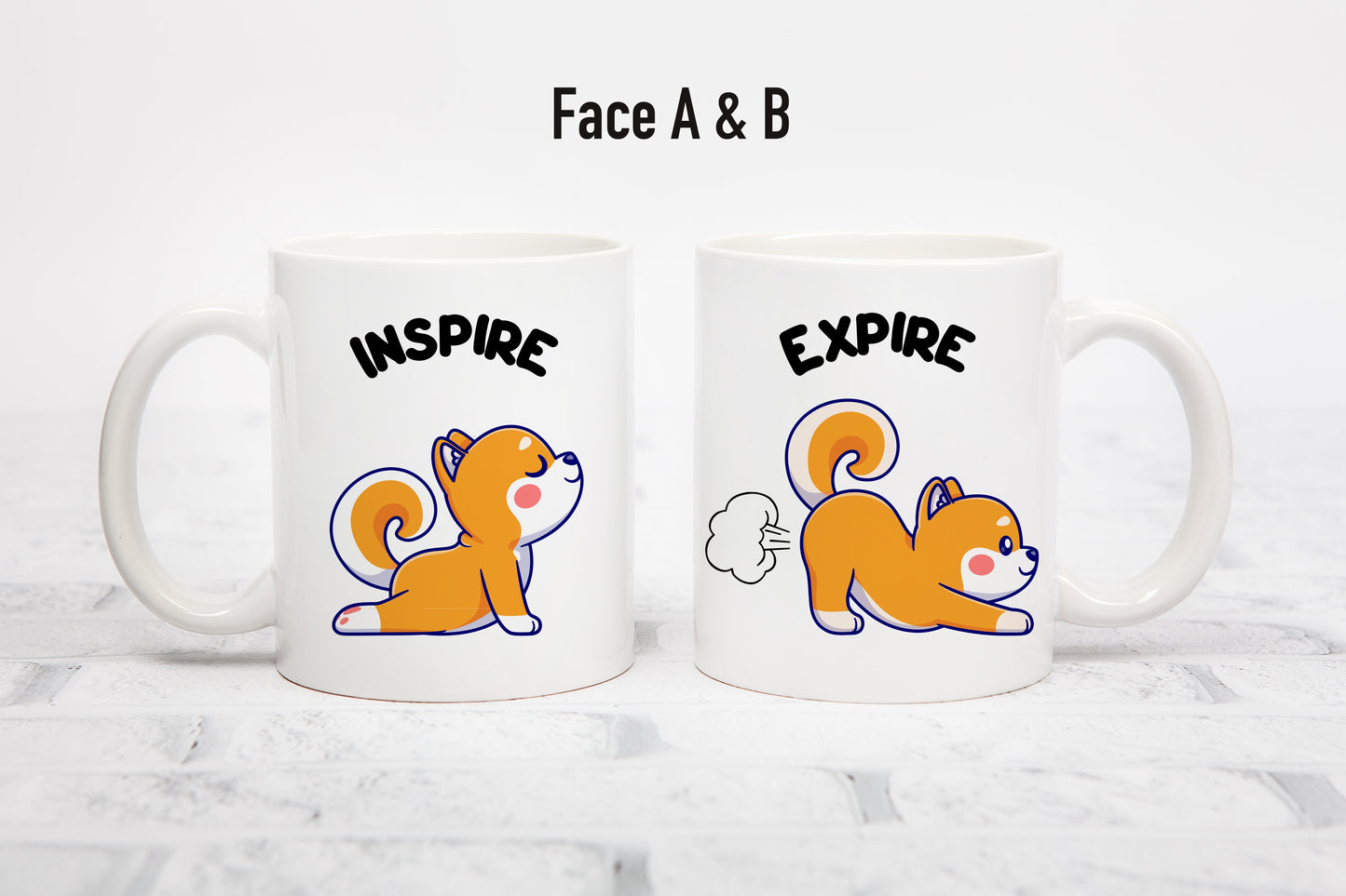 Tasse Chien Inspire Expire