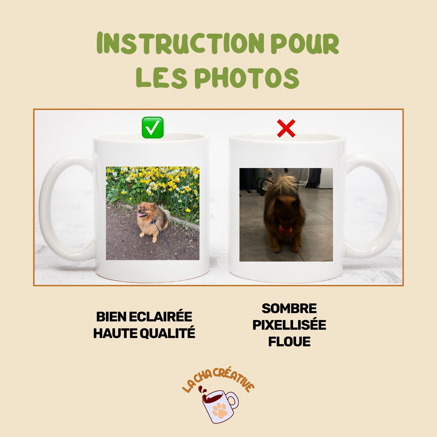 Tasse personnalisée Animal Cartoon