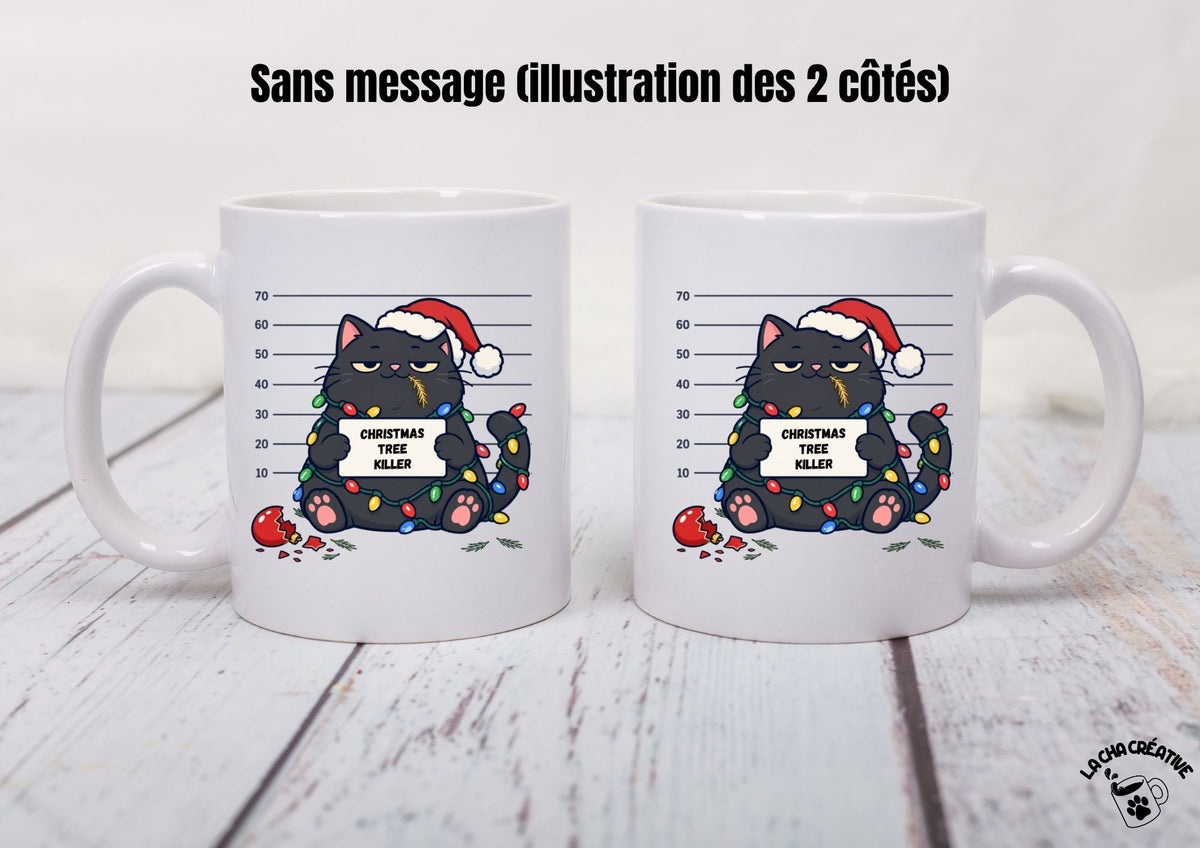 Tasse personnalisée Christmas Tree Killer