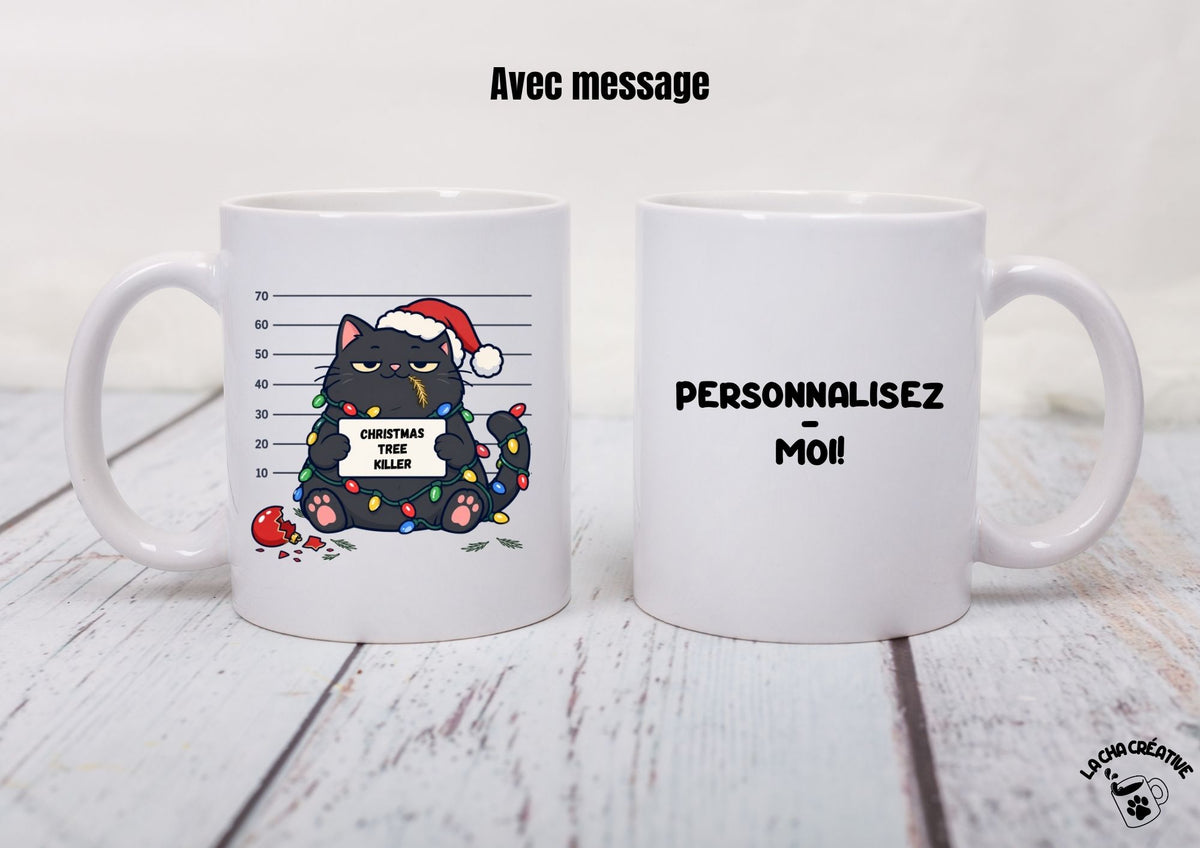 Tasse personnalisée Christmas Tree Killer