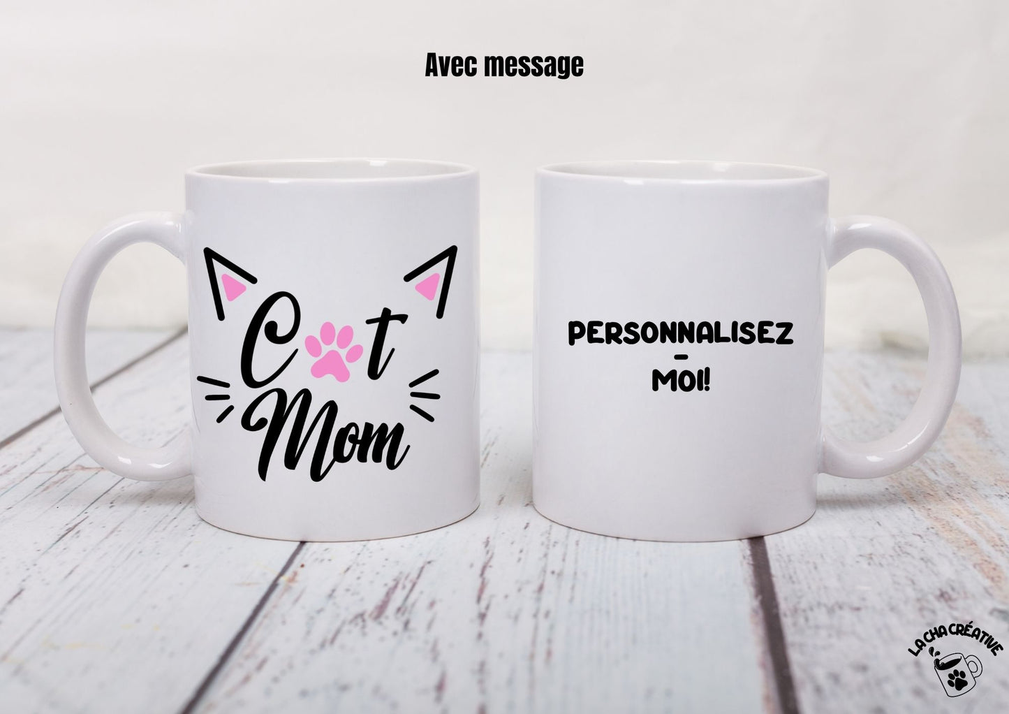 Mug personnalisé Cat Mom