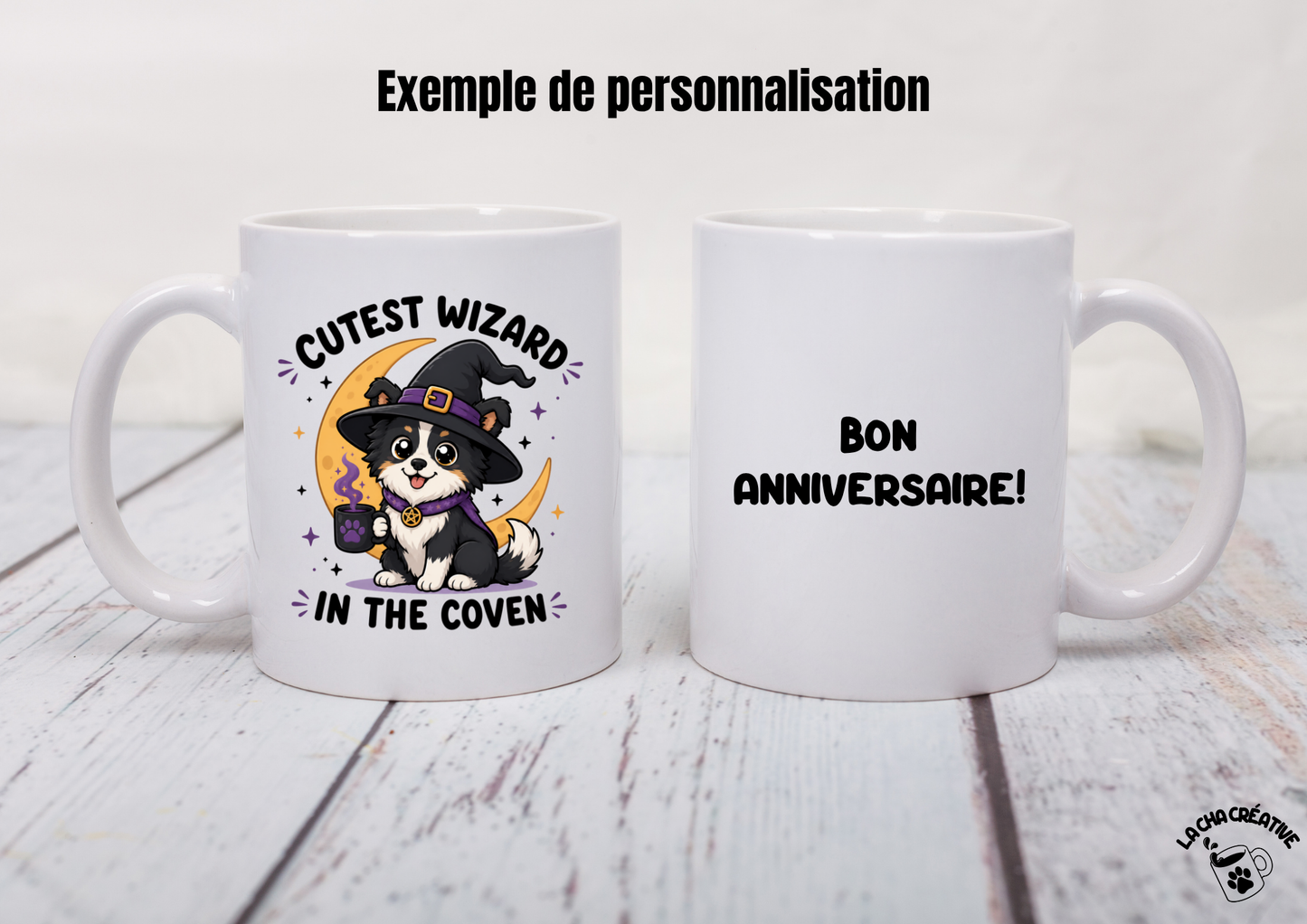Tasse personnalisée Cutest Wizard in the Coven