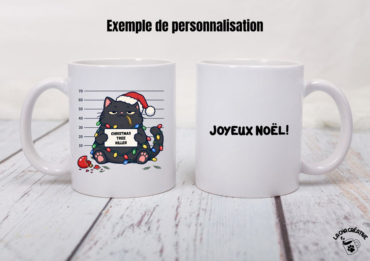 Tasse personnalisée Christmas Tree Killer