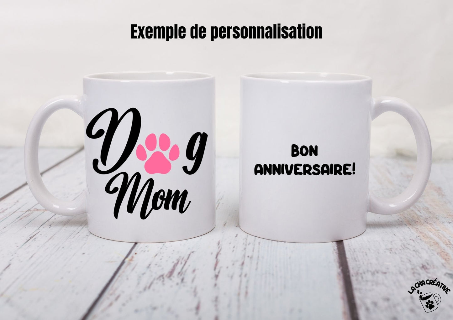 Mug personnalisé Dog Mom