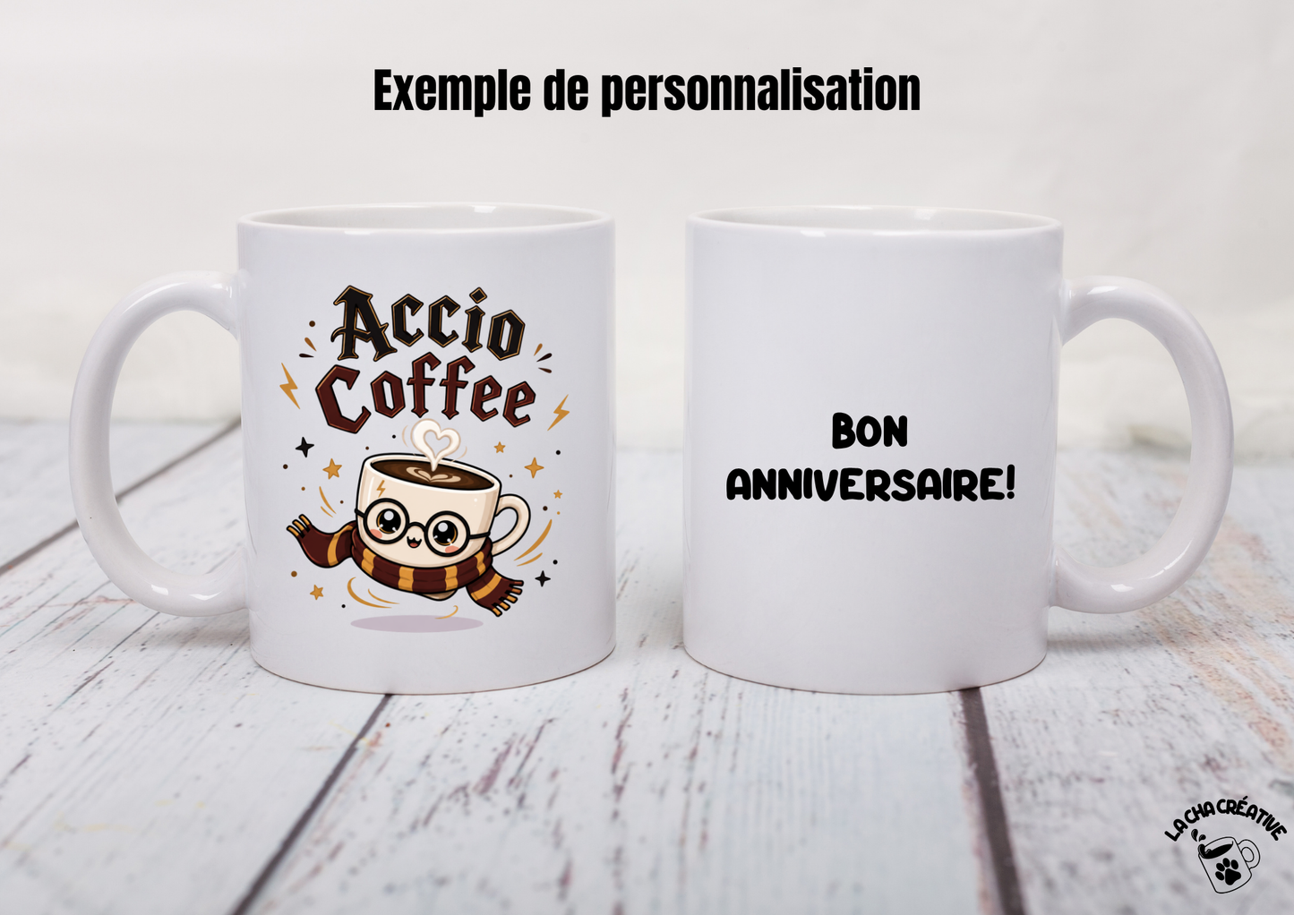 Tasse personnalisée Accio Coffee