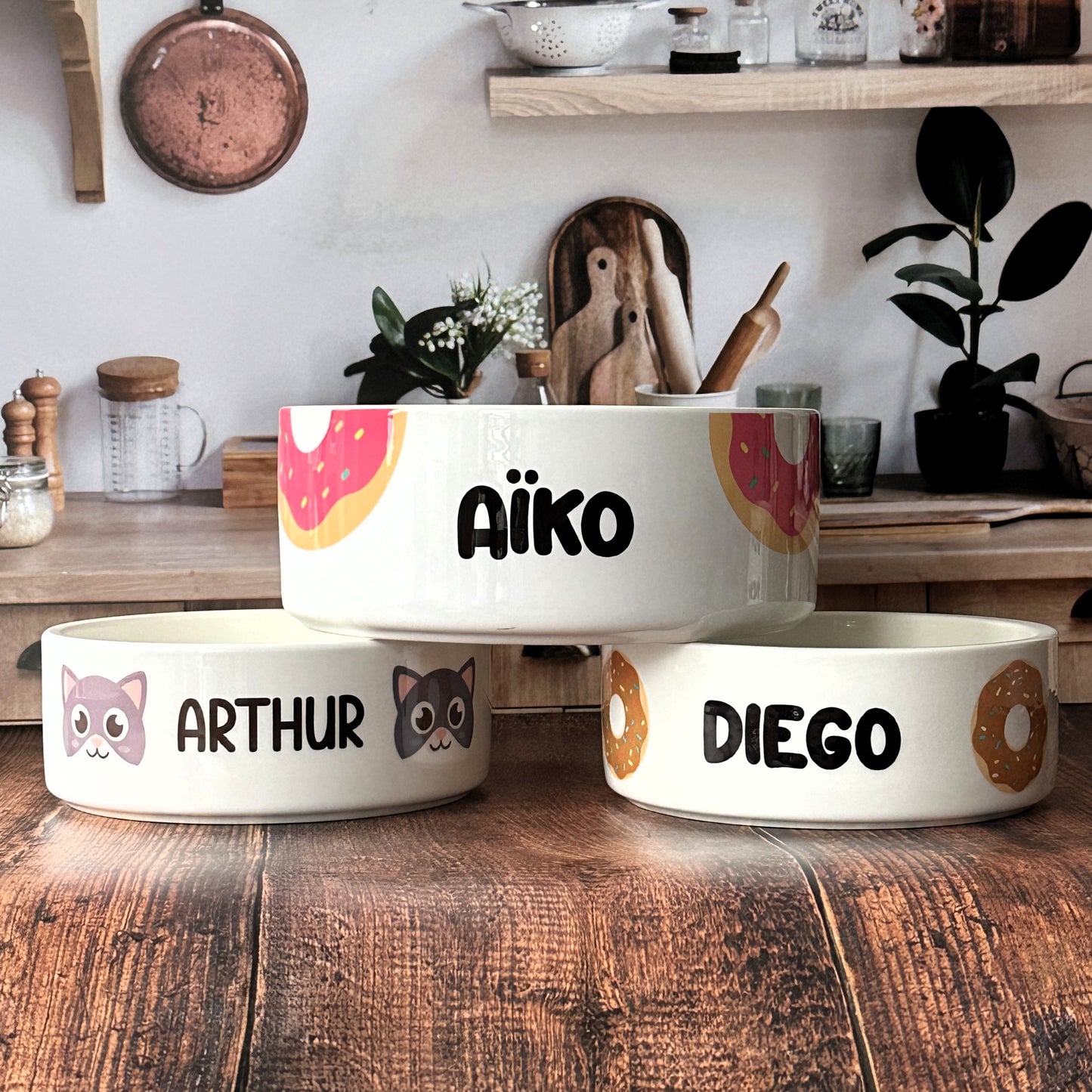 Gamelle personnalisée en céramique pour chien ou chat