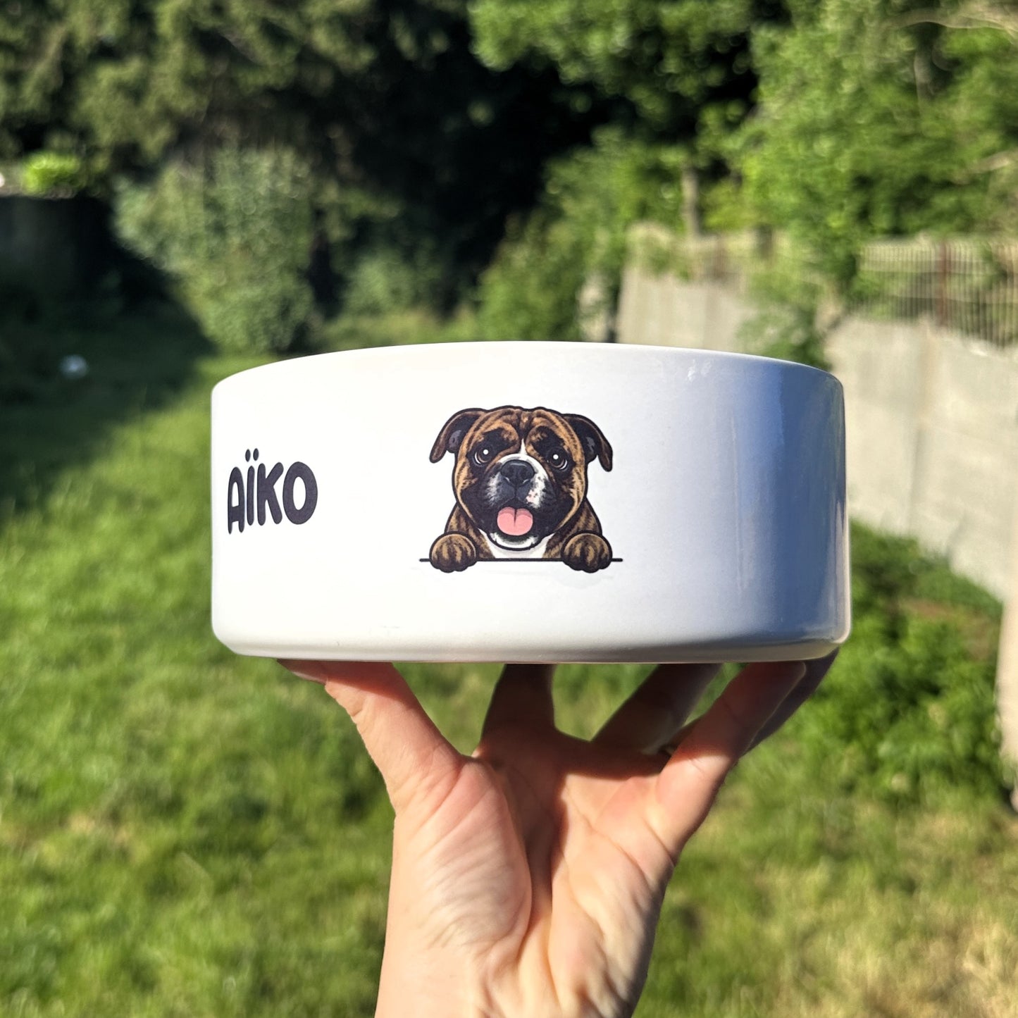 Gamelle personnalisée chien chat cartoon