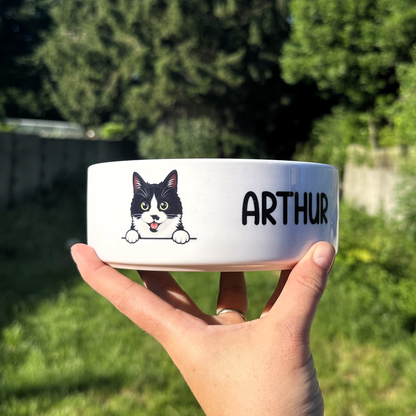 Gamelle personnalisée chien chat cartoon