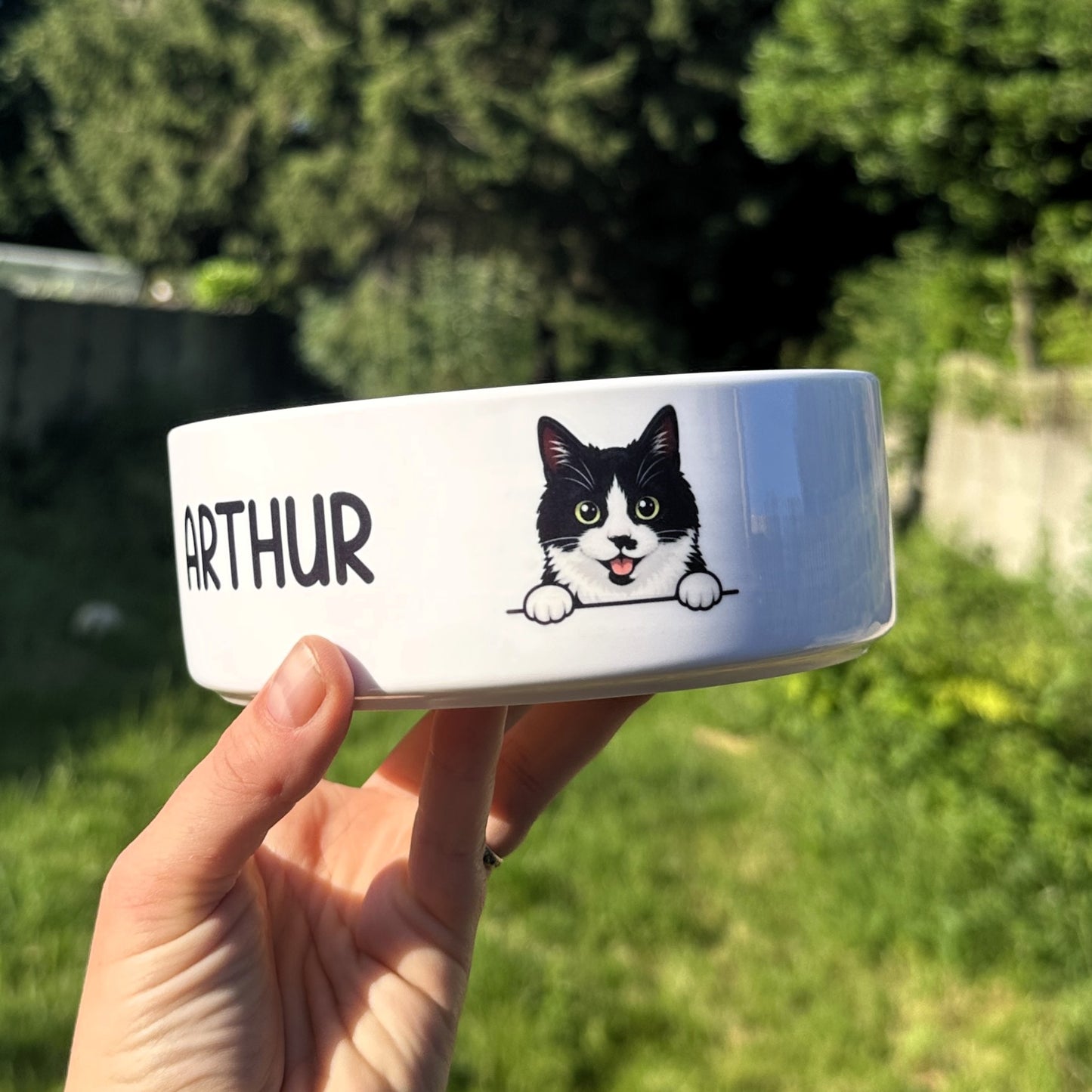 Gamelle personnalisée chien chat cartoon