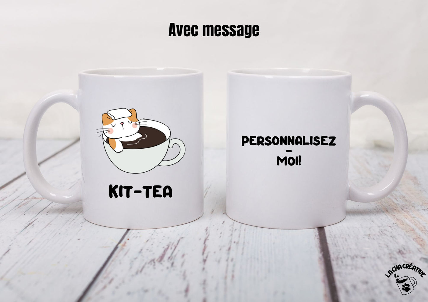Tasse personnalisée Kit-Tea