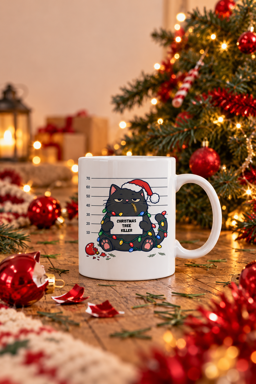 Tasse personnalisée Christmas Tree Killer