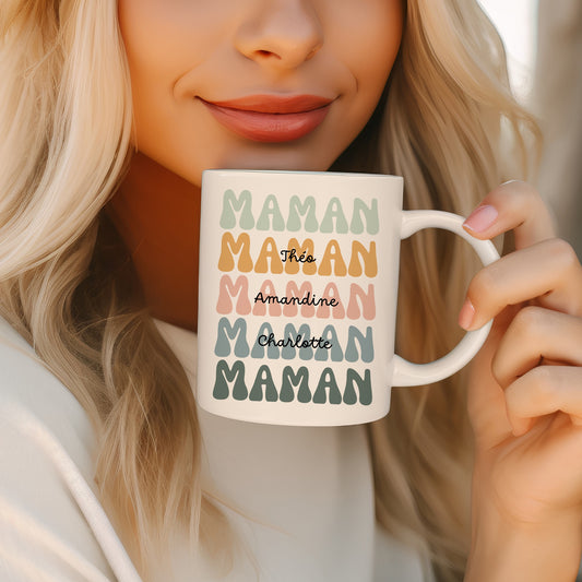 Mug personnalisé Maman Groovy