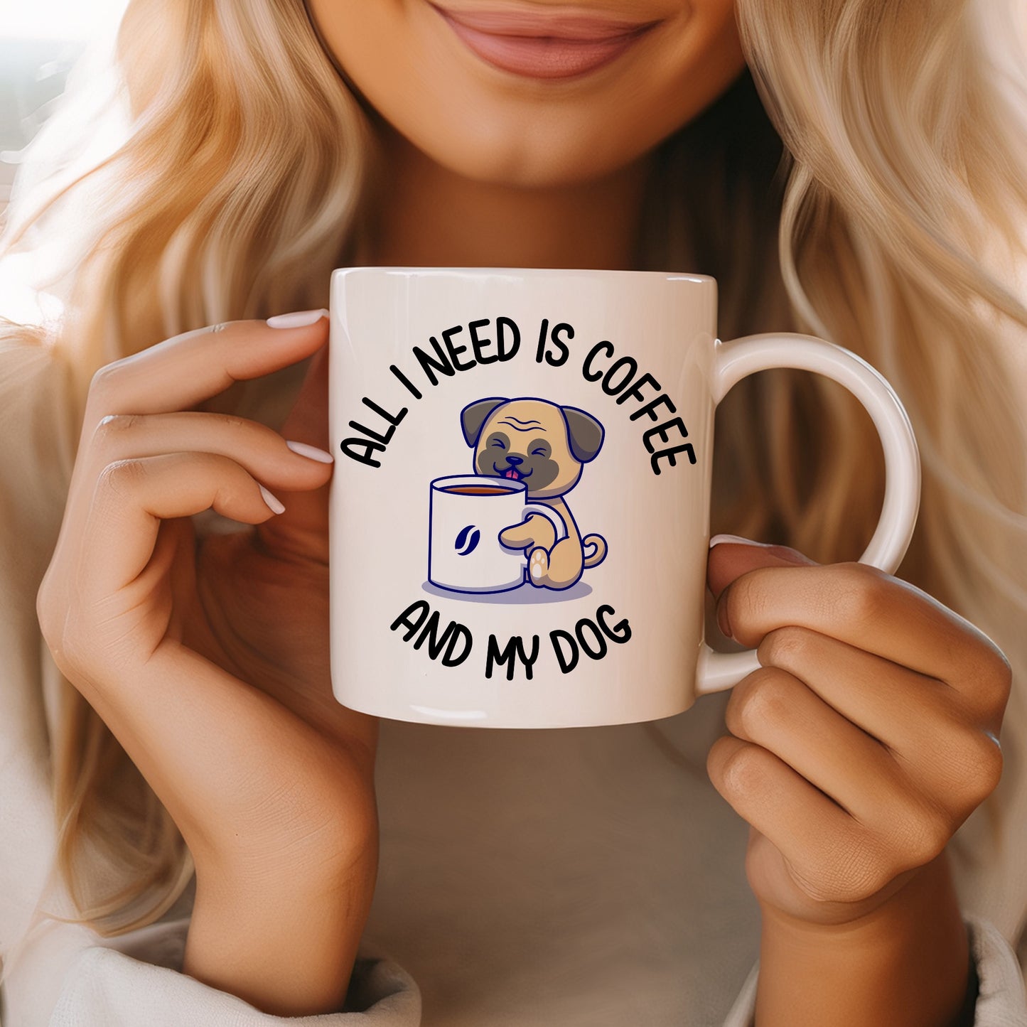 Tasse personnalisée All I need is Coffee and My Dog