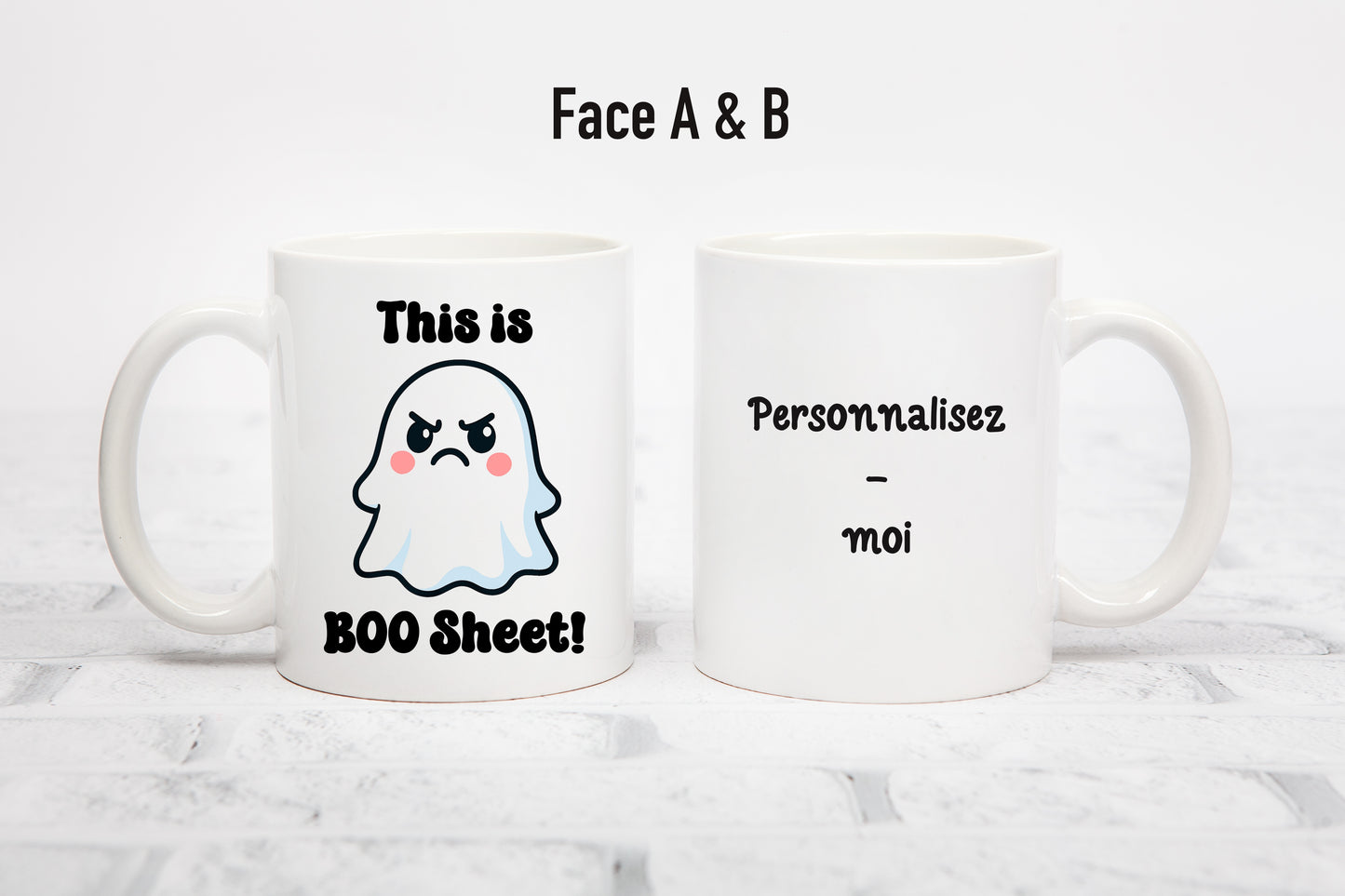 Tasse personnalisée This is Boo-Sheet