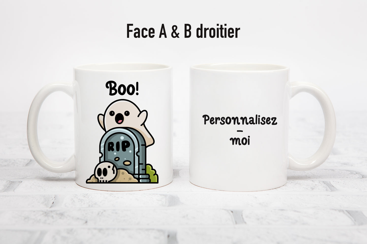 Tasse personnalisée Boo !