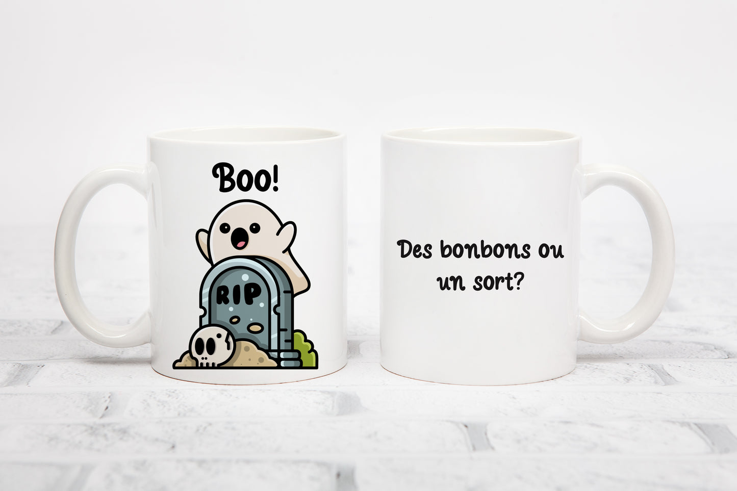 Tasse personnalisée Boo !
