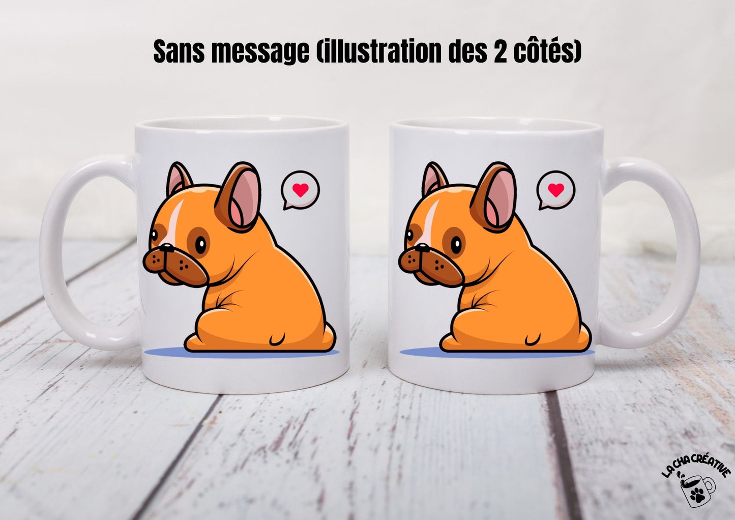 Tasse personnalisée Bouledogue Français