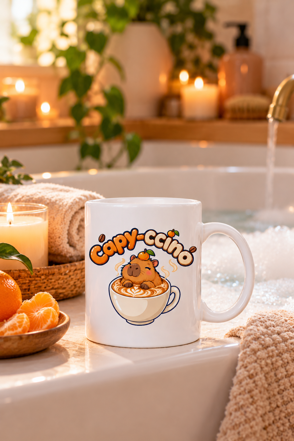 Tasse personnalisée Capy-ccino – Capybara zen