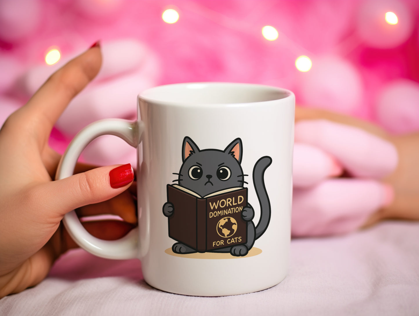 Tasse personnalisée World Domination for Cats