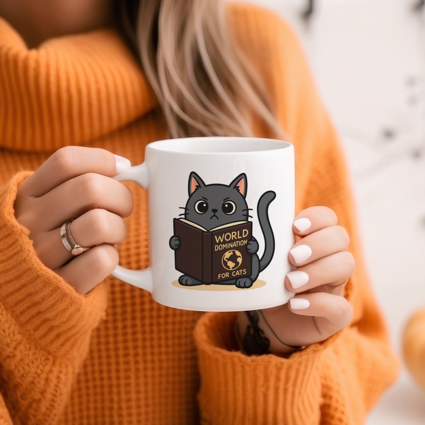 Tasse personnalisée World Domination for Cats