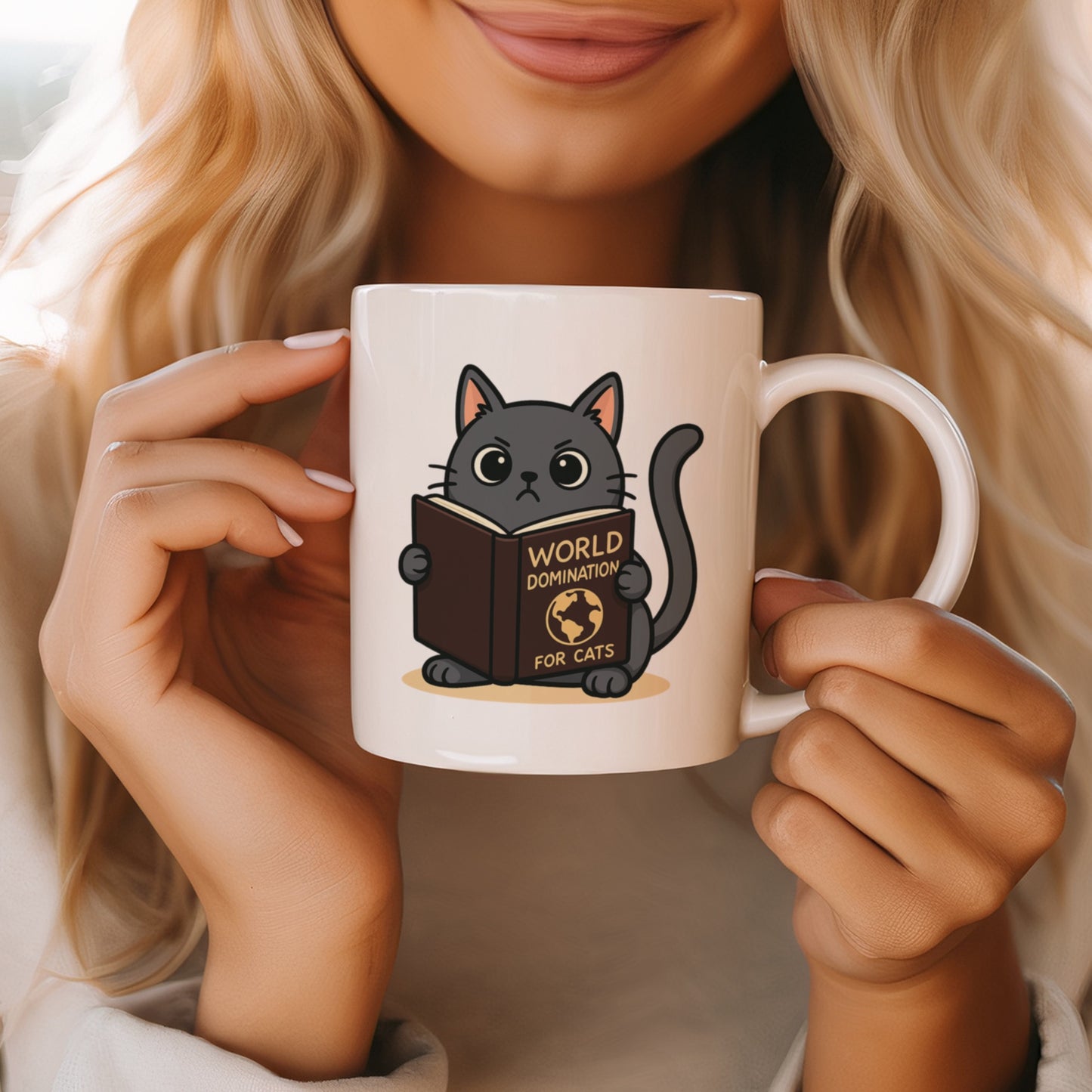 Tasse personnalisée World Domination for Cats