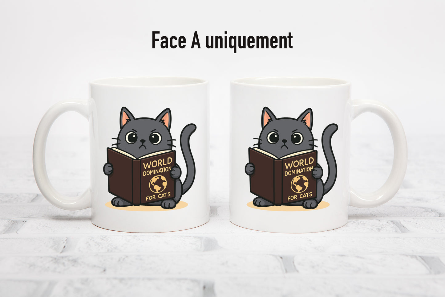 Tasse personnalisée World Domination for Cats