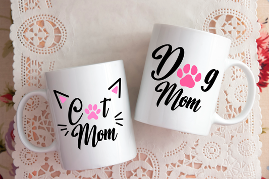 Mug personnalisé Dog Mom / Cat Mom