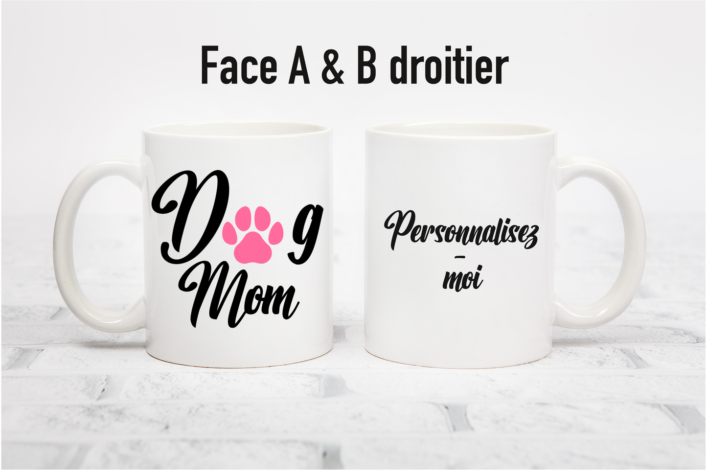 Mug personnalisé Dog Mom / Cat Mom